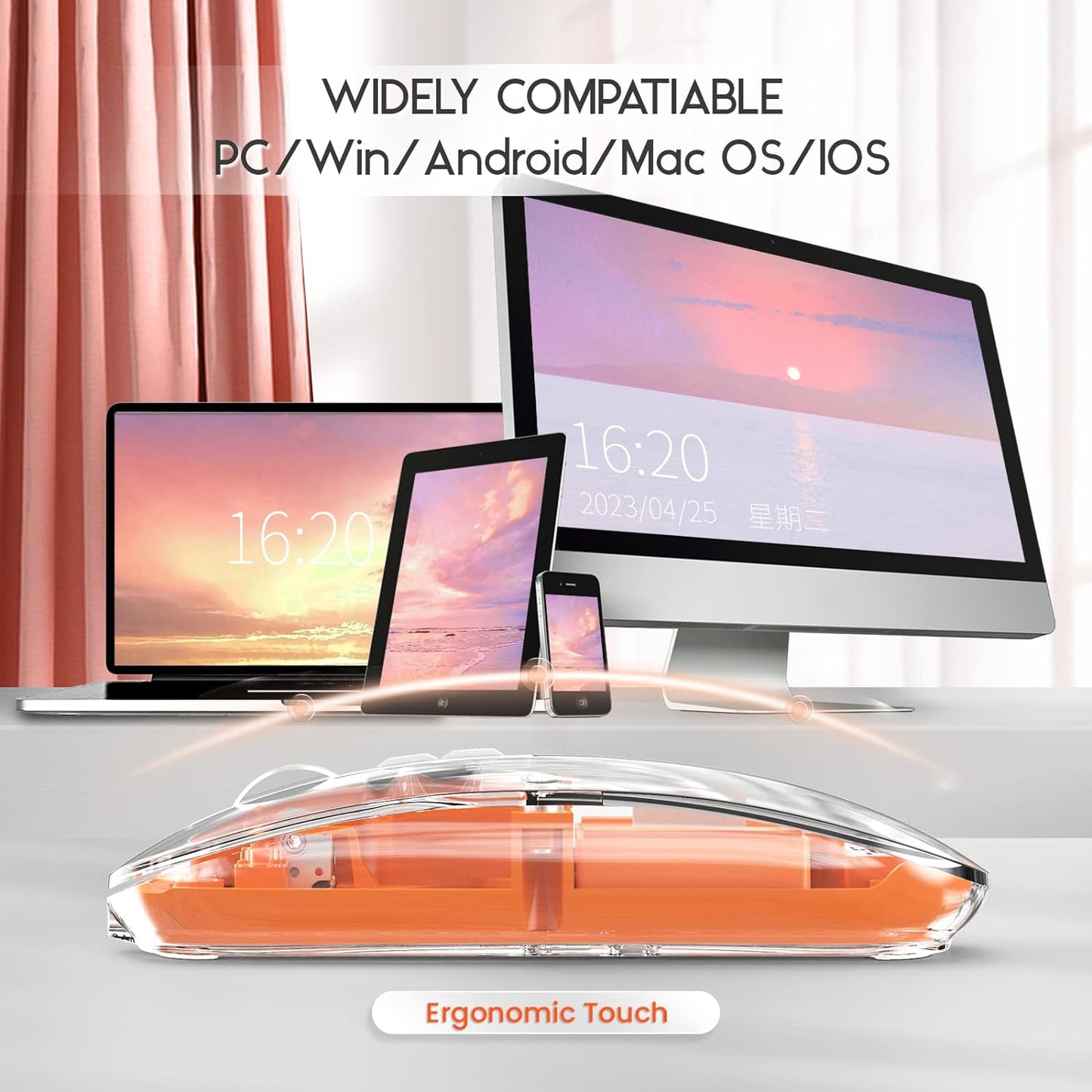 Wireless Transparent Computer Mouse