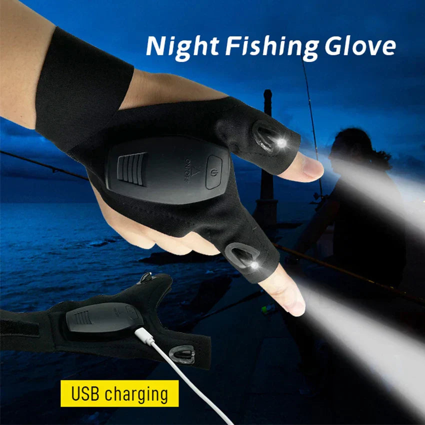 Rechargeable Flashlight Glove