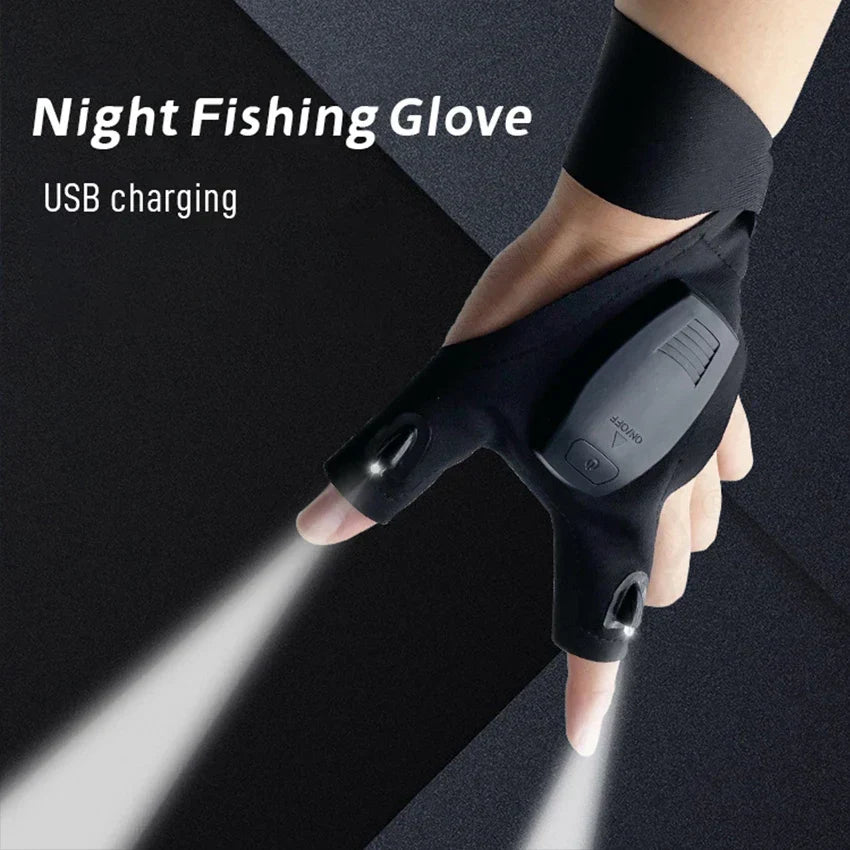 Rechargeable Flashlight Glove