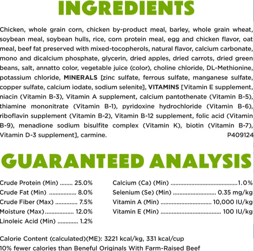 Purina Beneful Healthy Weight with Farm-Raised Chicken Dry Dog Food, 36-lb bag