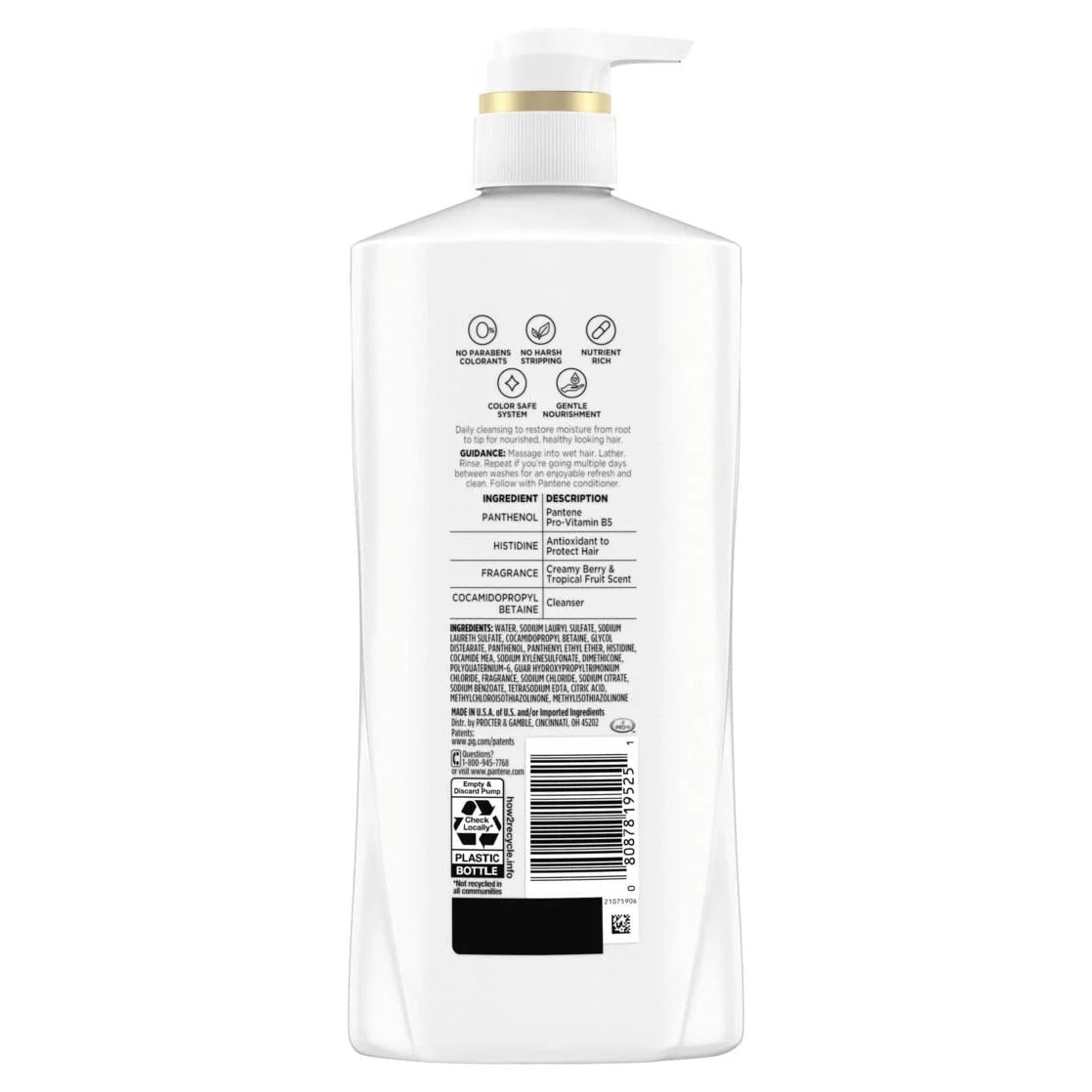 Pantene Pro-V Daily Moisture Renewal Shampoo, 27.7 oz Pack of 2