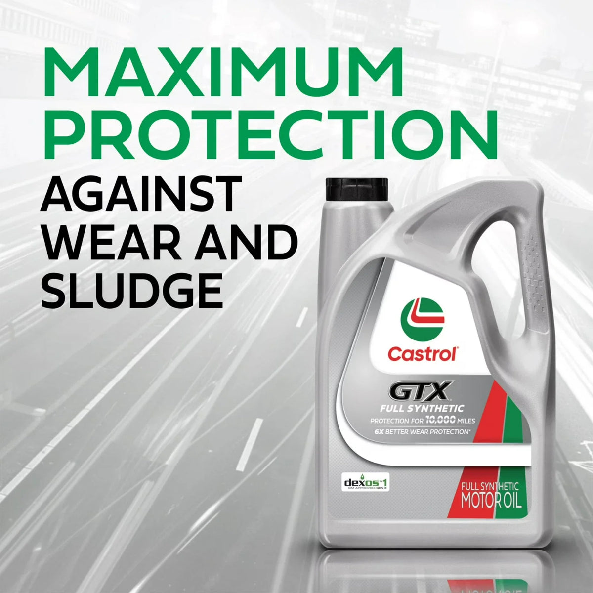 Castrol GTX Full Synthetic 0W-20 Motor Oil, 1 Quart Pack of 2