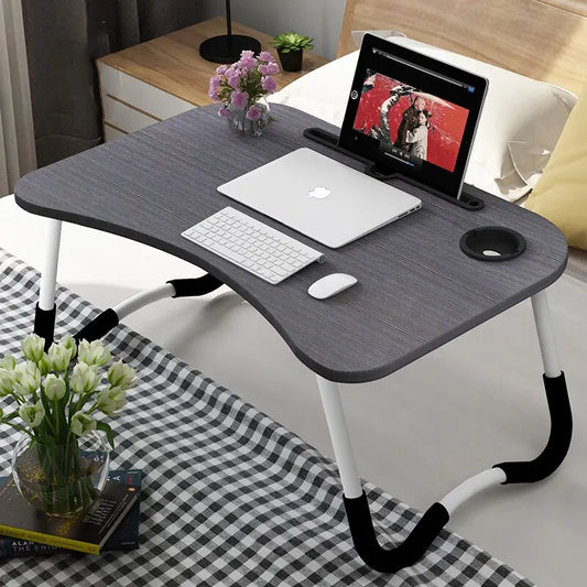 Folding laptop desk